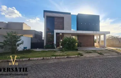 Casa para venda em brasília, setor habitacional jardim botânico, 5 dormitórios, 5 suítes, 1 banheiro, 2 vagas