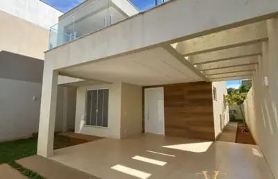 Casa em condomínio para venda em cidade ocidental, residencial villa suiça, 3 dormitórios, 1 suíte, 4 banheiros, 2 vagas