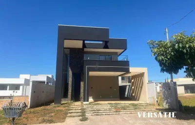 Casa em condomínio para venda em cidade ocidental, residencial villa suiça, 4 dormitórios, 2 suítes, 4 banheiros, 2 vagas
