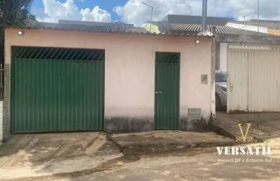 Casa em condomínio para venda em cidade ocidental, mansões recreio mossoró, 2 dormitórios, 1 banheiro, 2 vagas