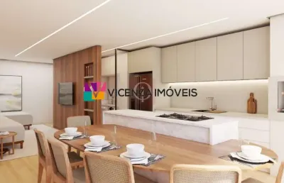 Apartamento á venda com 3 quartos, sendo uma suíte e 2 demi-suítes, bairro américa, joinville/sc.