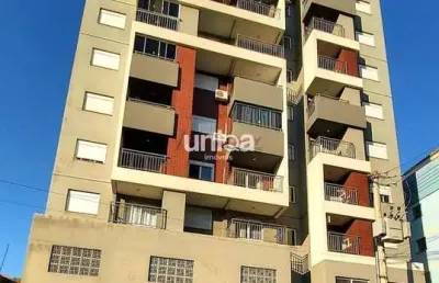 Apto 01 dormitório sacada com churrasqueira e garagem no ed cafarnaum sta maria