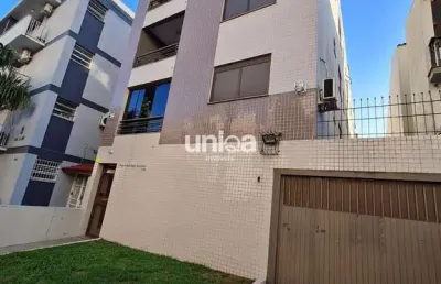 Apartamento 01 dormitório para venda com sacada churrasqueira e garagem em santa