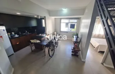 Apto tipo duplex com terraço linda vista 02 quartos garagem no centro sta maria