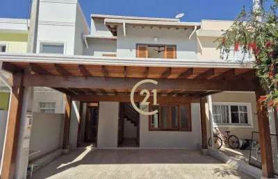 Casa sobrado para venda e aluguel no condomínio portal das acácias - parque residencial indaiás em indaiatuba/sp - ca3103