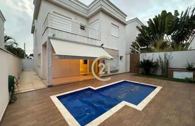 Casa sobrado para alugar no condomínio panorama residence - chácara belvedere em indaiatuba/sp - ca3002