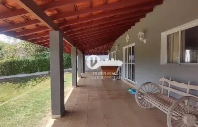 Chácara em condomínio fechado com 3 casas à venda, 2500 m² por r$ 1.980.000 - mosteiro de itaici - indaiatuba/sp