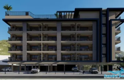 Lofts e apartamentos a 500 metros da praia do perequê açú
