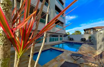 Apartamento 90m² 2 quartos 1 suíte na praia das toninhas ubatuba