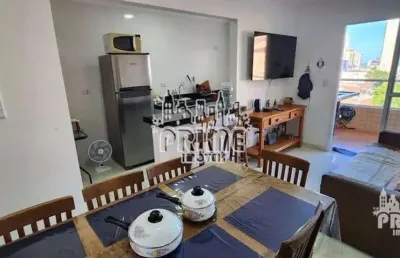 Apartamento com 2 dormitórios para alugar, 70 m² por r$ 4.810,00 - vila assunção - praia grande/sp