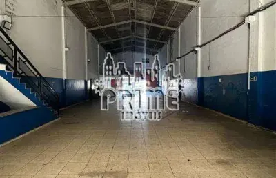 Galpão para alugar, 500 m² por r$ 13.500,00/mês - aviação - praia grande/sp