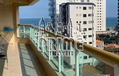 Apartamento com 2 dormitórios à venda, 87 m² por r$ 650.000,00 - ocian - praia grande/sp
