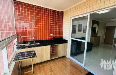 Apartamento com 2 dormitórios à venda, 72 m² por r$ 650.000 - aviação - praia grande/sp