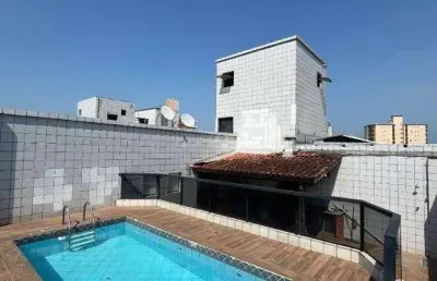 Cobertura com 4 dormitórios à venda, 245 m² por r$ 900.000,00 - ocian - praia grande/sp