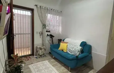 Casa com 1 dormitório à venda, 35 m² por r$ 160.000,00 - jardim aclimação - praia grande/sp