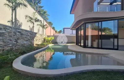 Casa em condomínio fechado com 5 quartos à venda no jardim olhos d'água, ribeirão preto  por r$ 5.450.000
