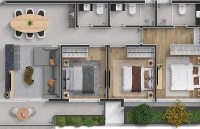 Apartamento com 3 quartos à venda na Rua Comendador Fontana, 105, Centro Cívico, Curitiba