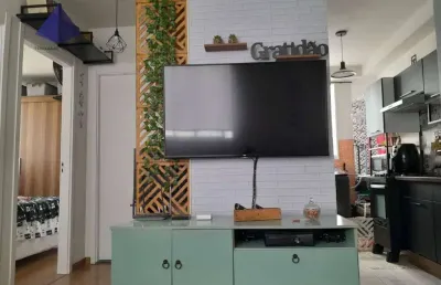 Apartamento com 2 dormitórios à venda, 44 m² por r$ 255.000,00 - jardim são domingos - guarulhos/sp