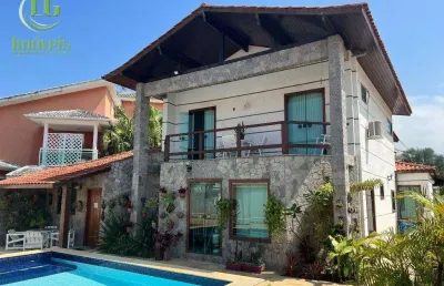 Casa com 6 dormitórios à venda, 389 m² por r$ 3.700.000,00 - camboinhas - niterói/rj