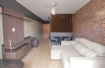 Flat com 1 quarto para alugar, 34 m² por r$ 3.410/mês - camboinhas - niterói/rj