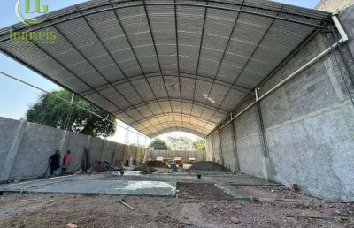 Galpão para alugar, 600 m² por r$ 3.500,00/mês - retiro são joaquim - itaboraí/rj