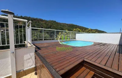 Cobertura com 3 quartos para alugar, 180 m² por r$ 6.722/mês - itaipu - niterói/rj