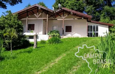 Chácara com 6mil m², com casa boa, piscina e lago! estuda permuta!