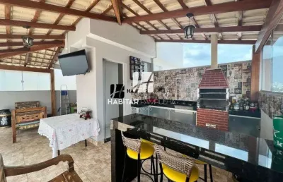Cobertura com 3 quartos à venda na santa mônica, belo horizonte  por r$ 559.000