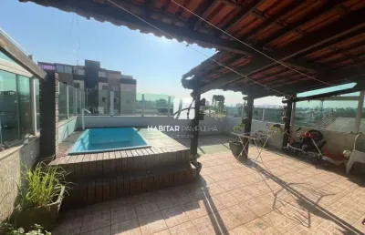 Cobertura com 3 quartos à venda em são joão batista, belo horizonte  por r$ 450.000