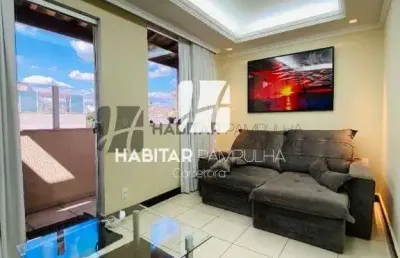 Cobertura com 3 quartos à venda no jardim paquetá, belo horizonte  por r$ 820.000