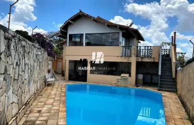 Casa com 5 quartos à venda na santa amélia, belo horizonte  por r$ 1.100.000