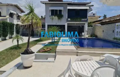 Casa em condomínio fechado com 4 quartos à venda na Rua Praia de Jaua, 1, Vilas do Atlantico, Lauro de Freitas