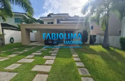Casa em condomínio fechado com 4 quartos à venda na Rua Abrolhos, 1, Alphaville (Abrantes), Camaçari