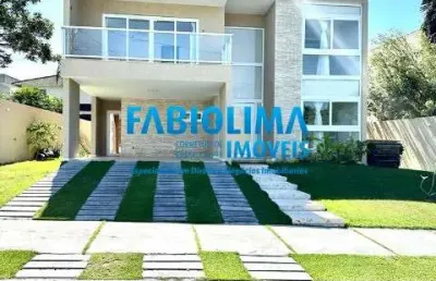 Casa em condomínio fechado com 4 quartos à venda na Rua Abrolhos, 1, Alphaville (Abrantes), Camaçari