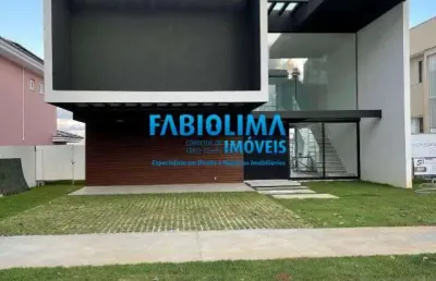 Casa em condomínio fechado com 4 quartos à venda na Rua Abrolhos, 1, Alphaville (Abrantes), Camaçari