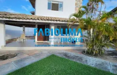 Casa em condomínio fechado com 3 quartos à venda na rua praia de tubarão, 40, vilas do atlantico, lauro de freitas por r$ 1.600.000