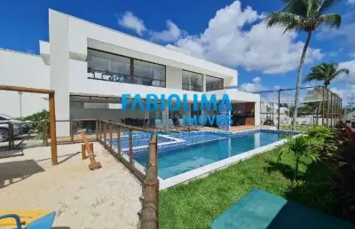 Casa em condomínio fechado com 4 quartos à venda na Rua Sucupió, 23, Abrantes, Camaçari