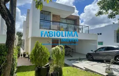 Casa em condomínio fechado com 5 quartos à venda na Rua Caraíva, 2, Alphaville (Abrantes), Camaçari