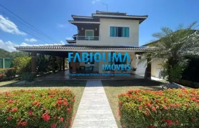 Casa em condomínio fechado com 4 quartos à venda na Alameda Sabiá, Mundo Verde, 1, Abrantes, Camaçari