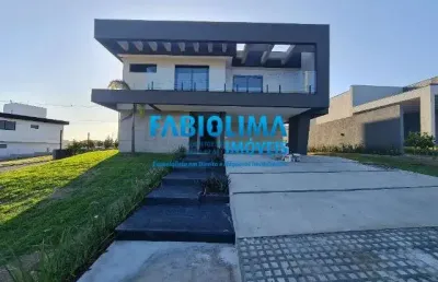 Casa em condomínio fechado com 4 quartos à venda na Rua Caraíva, 3, Alphaville (Abrantes), Camaçari