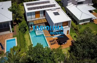 Casa em condomínio fechado com 5 quartos à venda na Rodovia Ba-099 - Estrada Do Côco, Quintas Das Lagoas, 1, Monte Gordo, Camaçari