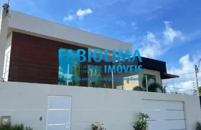 Casa em condomínio fechado com 4 quartos à venda na Rua Bougainville, 21, Arembepe (Abrantes), Camaçari