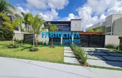 Casa em condomínio fechado com 5 quartos à venda na Rua Caraíva, 1, Alphaville (Abrantes), Camaçari