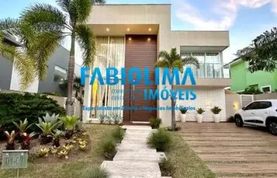 Linda casa no alphaville litoral norte 1, abrantes, camaçari, bahia, litoral norte