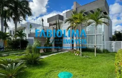 Casa em condomínio fechado com 4 quartos à venda na Rua Caraíva, 1, Alphaville (Abrantes), Camaçari
