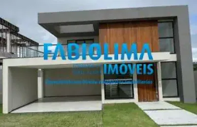 Casa em condomínio fechado com 4 quartos à venda na Rua Caraíva, 3, Alphaville (Abrantes), Camaçari