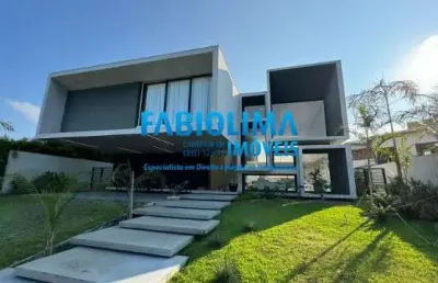 Casa em condomínio fechado com 5 quartos à venda na 2ª Via Principal, Reserva Buscaville, 1, Abrantes, Camaçari