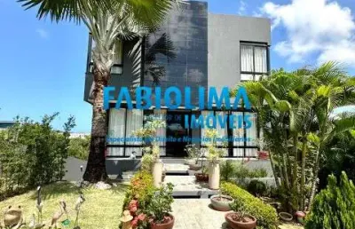 Casa em condomínio fechado com 4 quartos à venda na Rua Caraíva, 2, Alphaville (Abrantes), Camaçari