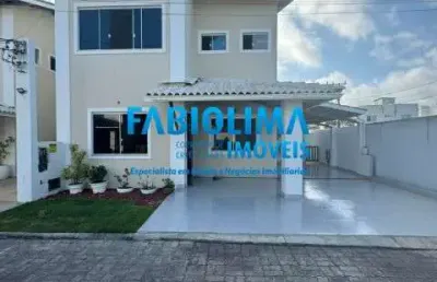 Casa em condomínio fechado com 4 quartos à venda na rua joão marques oliveira, 1, buraquinho, lauro de freitas, 220 m2 por r$ 950.000