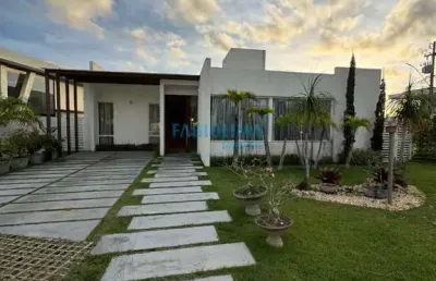 Casa em condomínio fechado com 4 quartos à venda na Rua Caraíva, 3, Alphaville (Abrantes), Camaçari